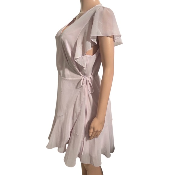 NWT WILFRED Women’s Lawn Wrap Mini Dress - Picture 7 of 16
